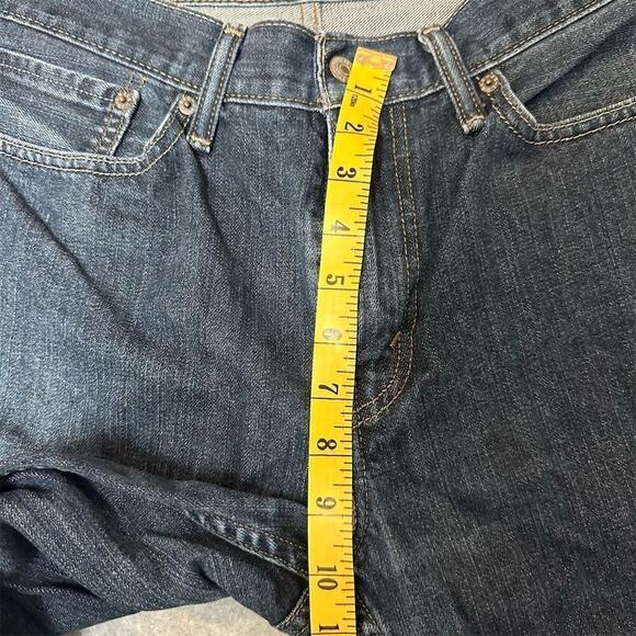 Levi's 514 Men's Straight Leg Dark Blue Jeans Size 34x30 See measurements - Picture 7 of 16